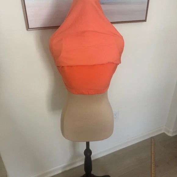 Nike Women's Vivid Orange Tank Top - Picture 5 of 6